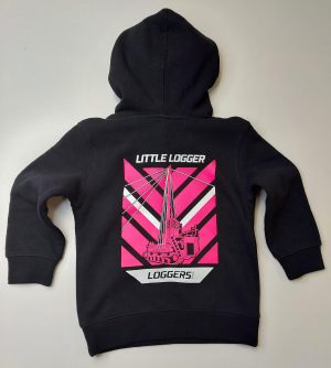 Little Logger Hauler Hoodie - Pink