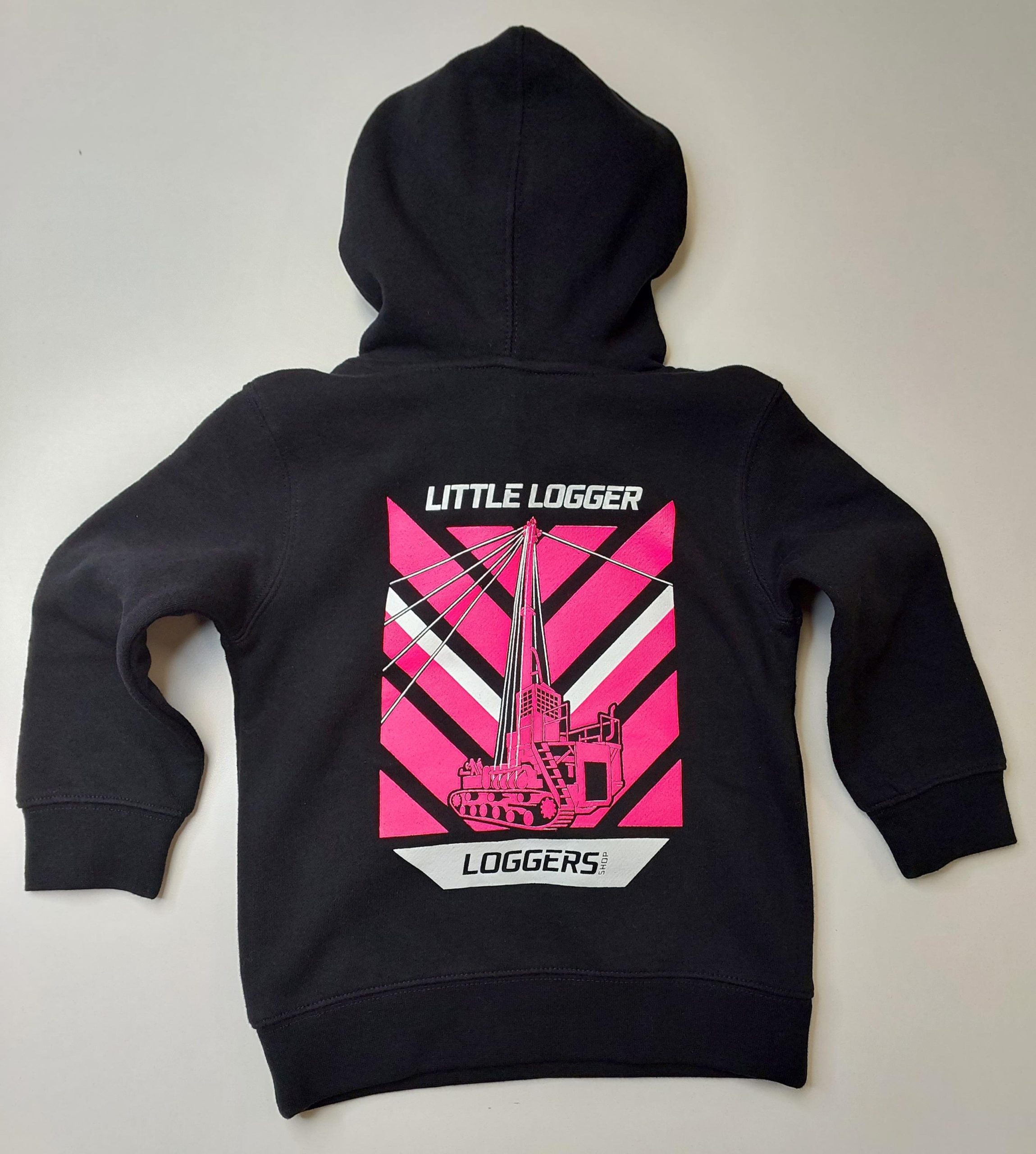 Little Logger Hauler Hoodie - Pink