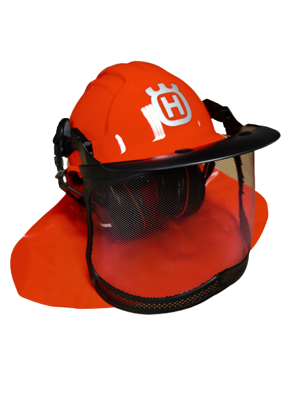 Husqvarna Helmet Earmuffs & Visor Combo