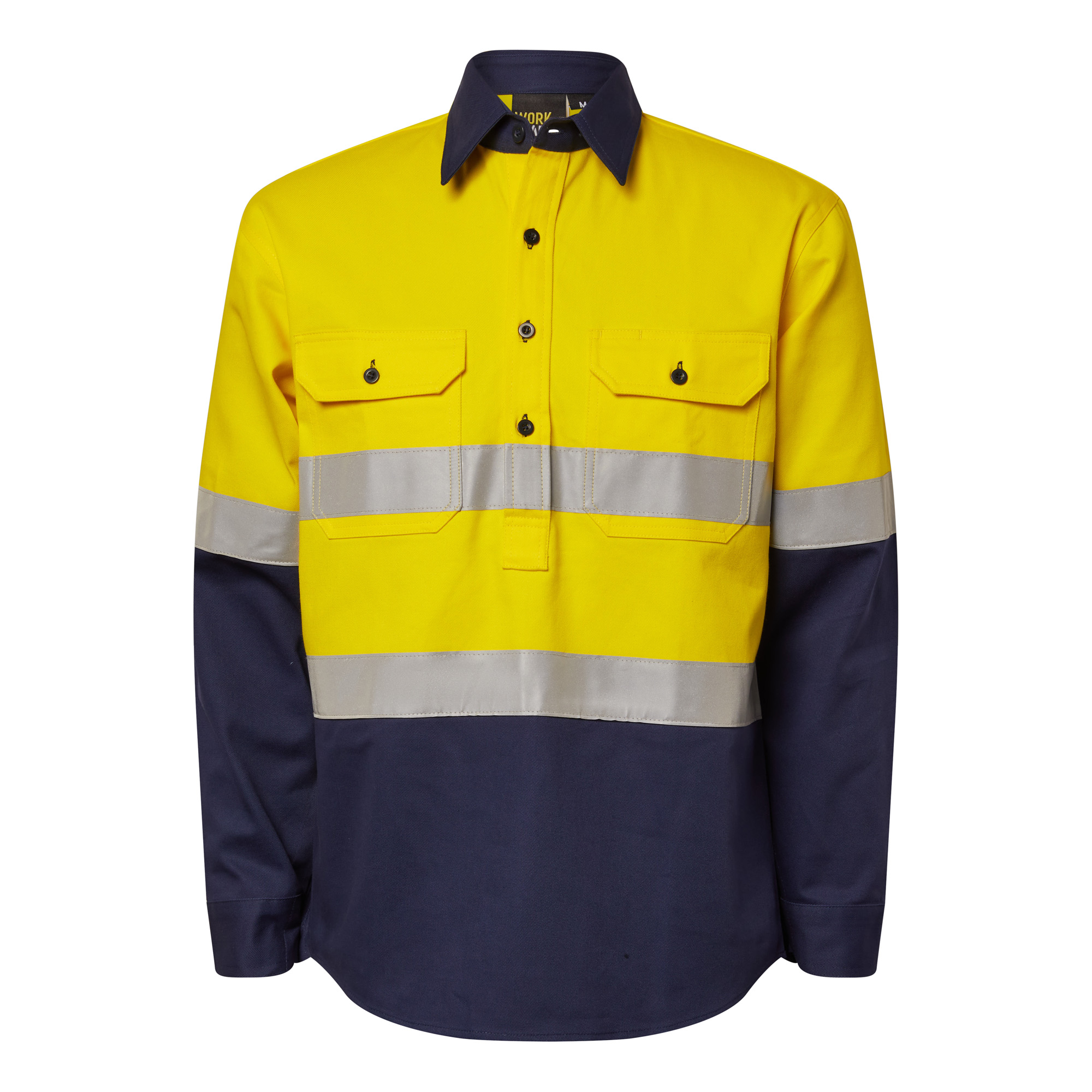 Workcraft Hybrid Hi-Vis Close Front Shirt - Image 2