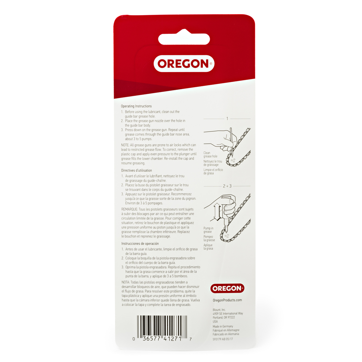 Oregon Push n Lube Grease Gun - Image 4