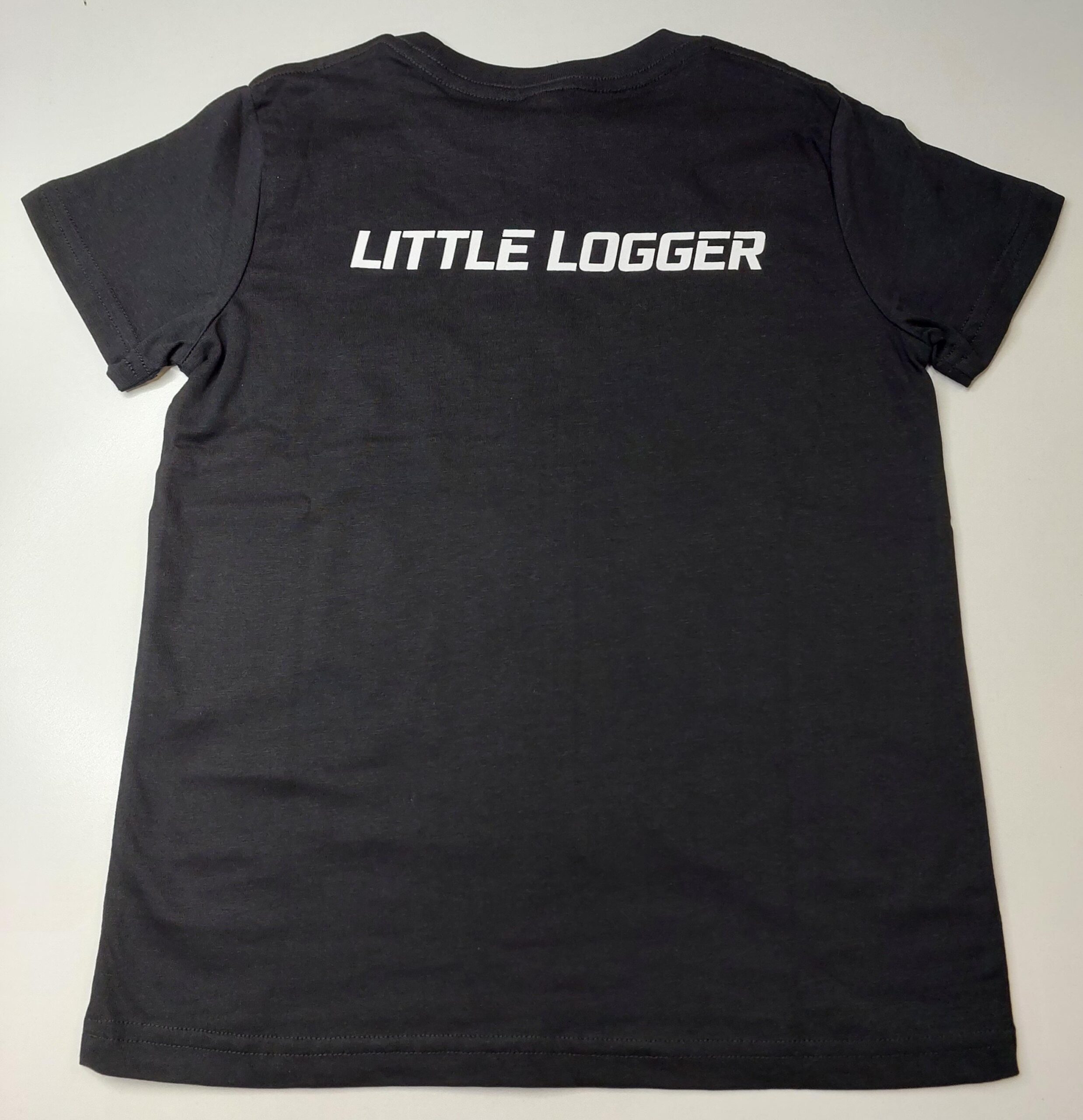 Little Logger Hauler Tshirt - Black / Pink - Image 2